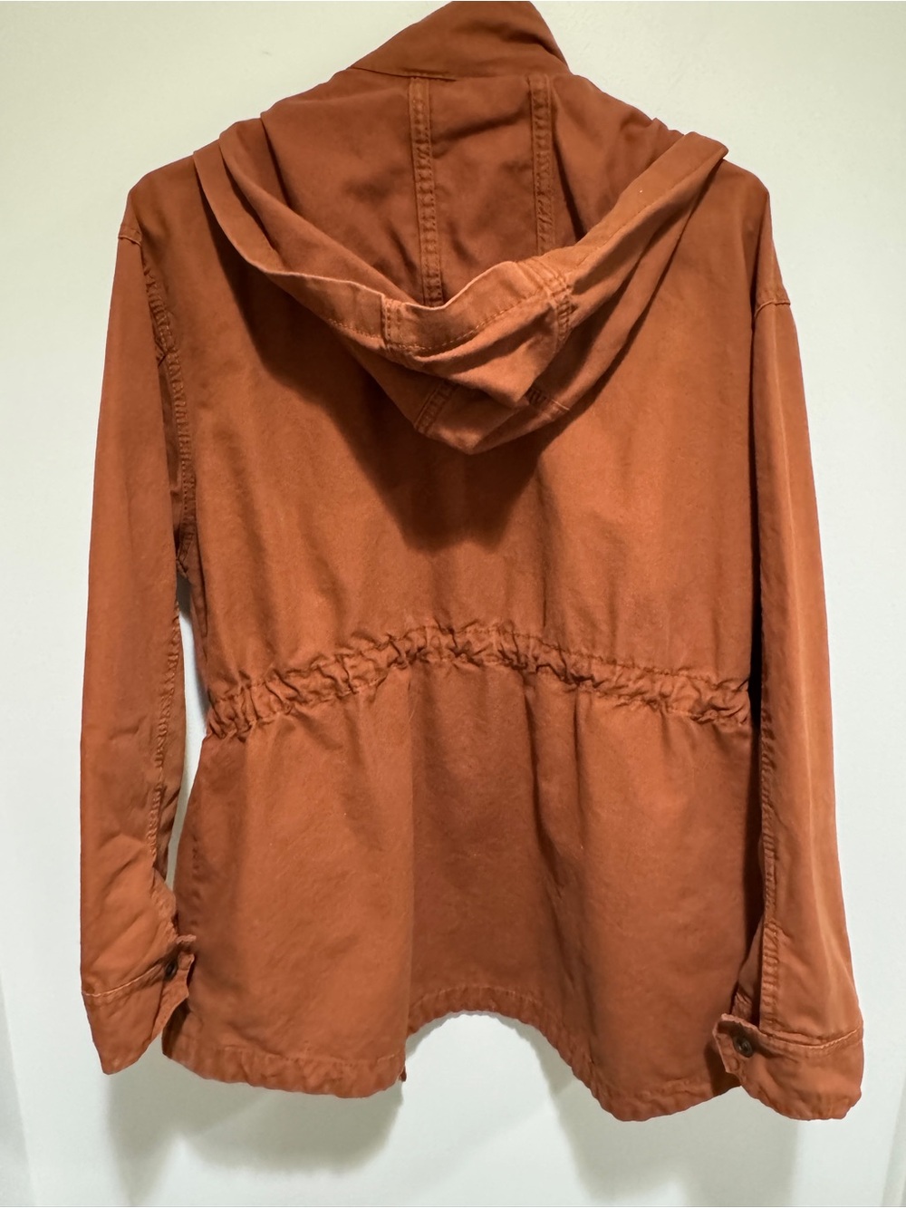 Universal Thread Rust Orange Hooded Utility Jacket - Picture 2 of 6